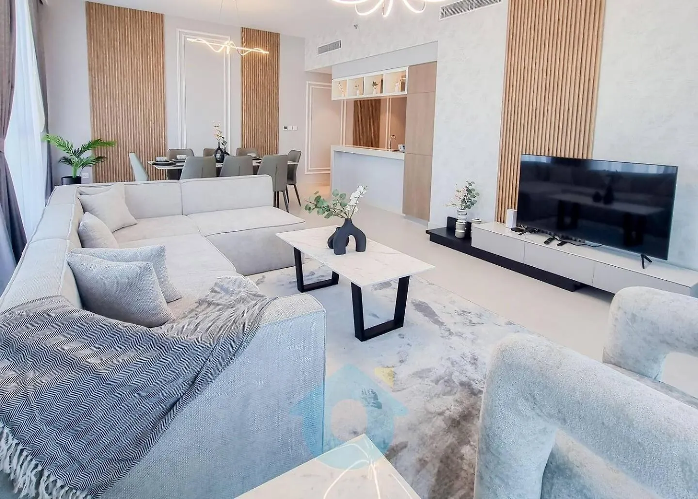 Apartment Like Home - 5805 Contemporary 3-Bhk With Subtle Creek Views At The Grand Dubai